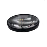 RV Designer Oval LED Porch Light with Switch, 6-1/4 x 3.4 in, Black