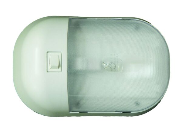 Creative Products Rectangular Dome Light, White, Incandescent, 7-7/16 in. x 5-3/4 in.