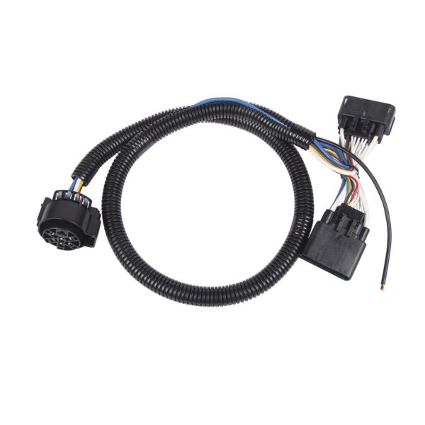 Tekonsha 7-Way Trailer Wiring Connector, Vehicle End, Black