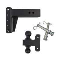 BulletProof Hitches 3" Extreme Duty Dual-Ball Mount, 36,000 lb GTWR, 4" Drop/Rise