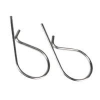 Husky Trailer Hitch Pin Clip, 1-1/4 Inch, Silver
