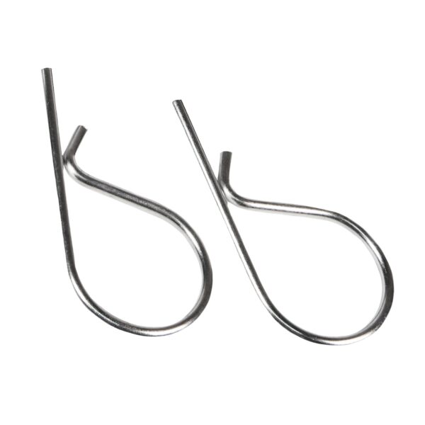 Husky Trailer Hitch Pin Clip, 1-1/4 Inch, Silver