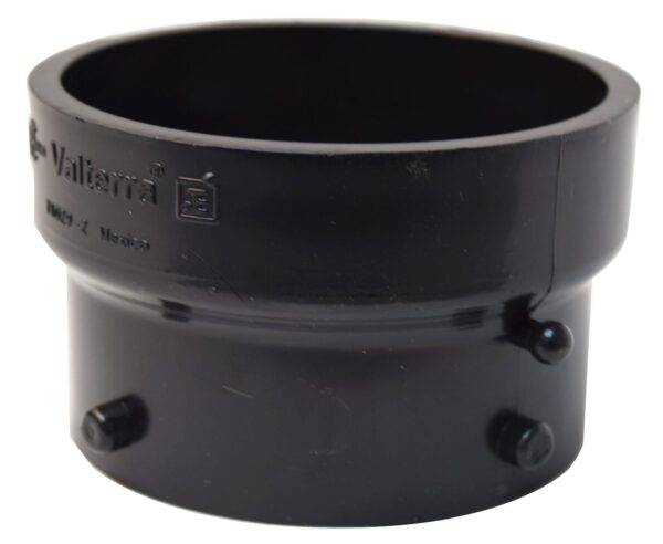 Valterra 3-inch Sewer Termination Adapter, Black