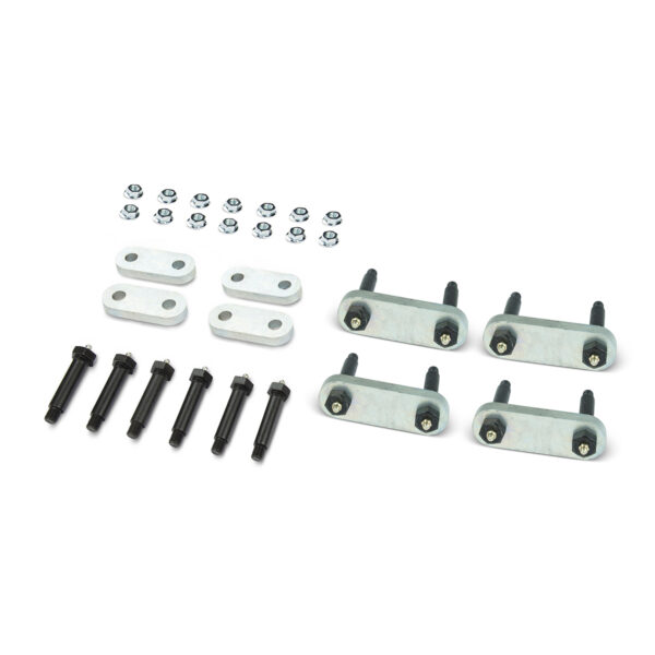 Lippert Leaf Spring Shackle, 3-1/8 in, Silver, Greasable