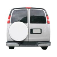 Classic Accessories Spare Tire Cover, Snow White Vinyl, 26.75-27.75in