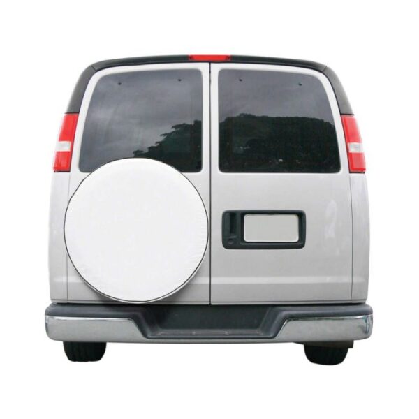 Classic Accessories Spare Tire Cover, Snow White Vinyl, 26.75-27.75in