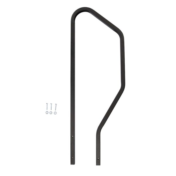 MORryde Entry Step Hand Rail, 38 inch, Aluminum, Black