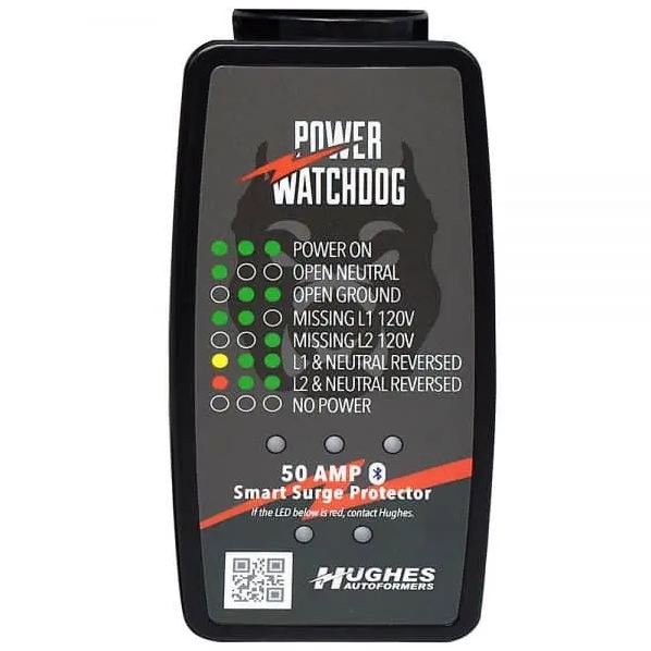 Hughes Power Watchdog 50A Smart Surge Protector, Bluetooth