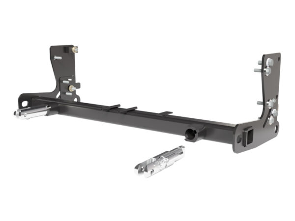 Blue Ox Vehicle Baseplate, Black Steel, Removable Tabs, Single Lug