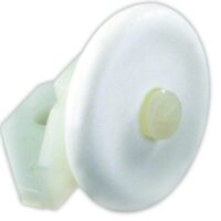 JR Products Window Curtain Glider, Roller, Polypropylene, Tub-Master, Set of 2