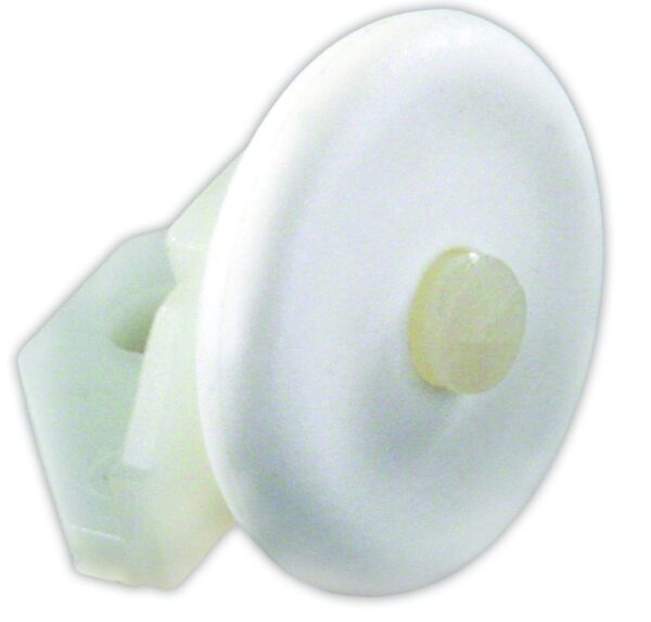JR Products Window Curtain Glider, Roller, Polypropylene, Tub-Master, Set of 2
