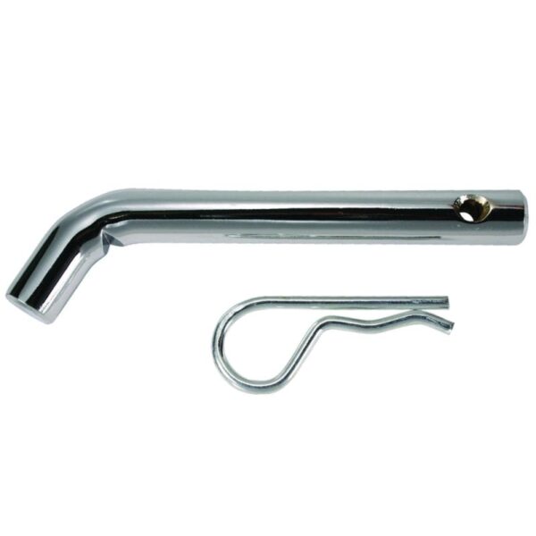 Trimax 5/8 in Bent Hitch Pin, 2 in Receiver, Silver