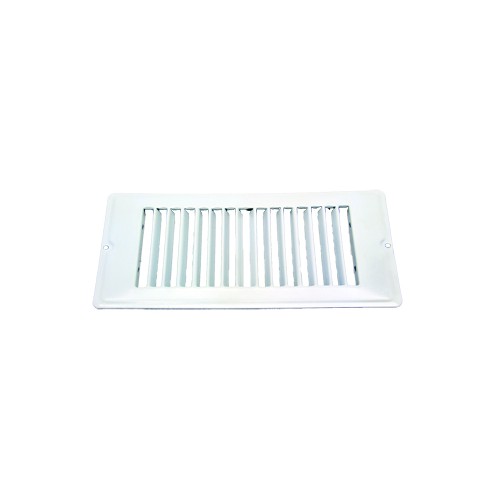 AP Products 8" x 4" Floor Register, White