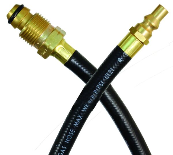 JR Products Propane Hose 60 inch POL to Quick Connect