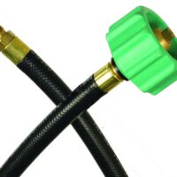 JR Products Propane Pigtail Hose 15" ACME to 1/4" Inverted Flare