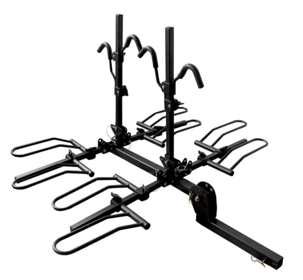 Stromberg Carlson 4-Bike Receiver Hitch Carrier, 160 lb Capacity, Black