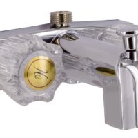 Phoenix Products Bathtub Faucet, 2-Handle Diverter, Chrome, 4 Inch