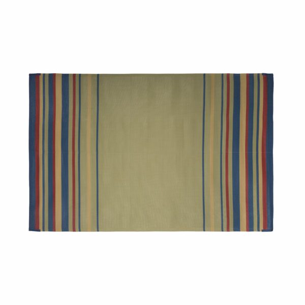 Faulkner Patio Mat, 12 x 9 Feet, Reversible Polypropylene, Striped