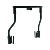 Stromberg Carlson Bike Rack, 2-Bike Tire Clamp, Black Steel, Hitch Mount