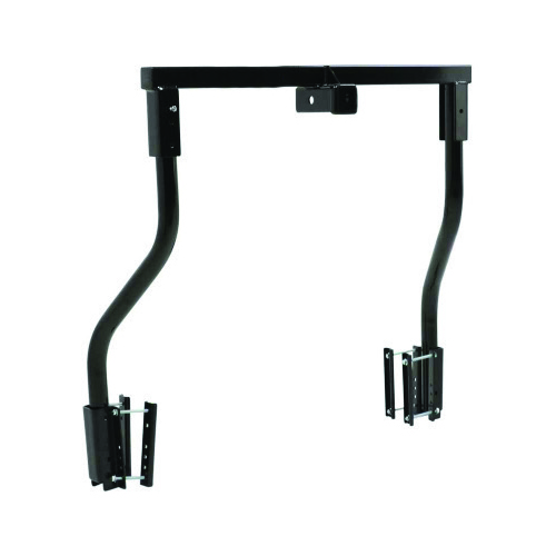 Stromberg Carlson Bike Rack, 2-Bike Tire Clamp, Black Steel, Hitch Mount