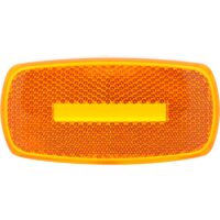 Optronics Rectangular Amber Acrylic Side Marker Lens