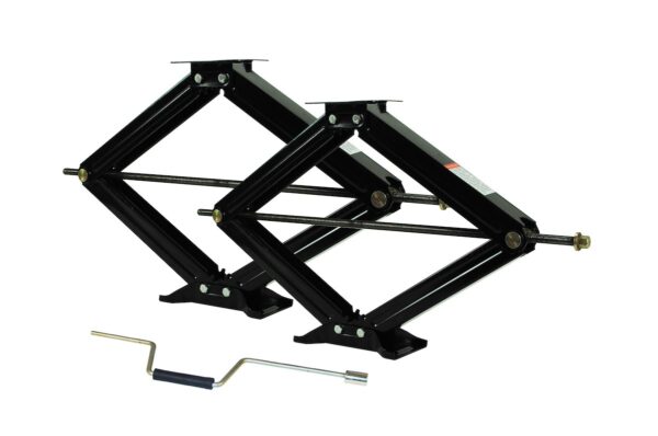 Ultra-Fab Camper Stabilizer Jack, Set of 2, Black