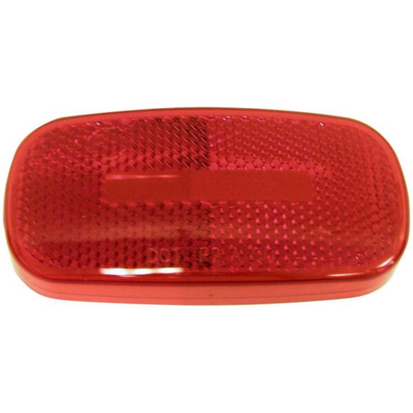 Peterson Rectangular Red Acrylic Tail Light Lens