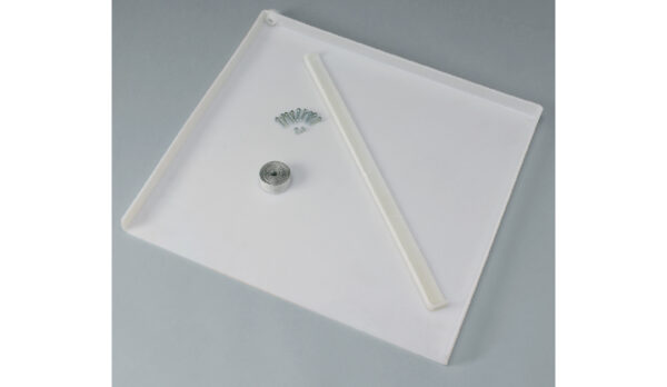 Splendide Washer/Dryer Drain Pan, 24 x 23.75 Inches, White