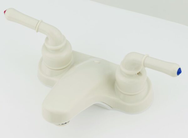 Empire Brass RV Faucet, White, Lavatory, Deck Mount, Diverter Spout