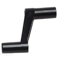 RV Designer Roof Vent Crank Handle, Black, 1 Inch