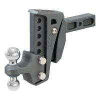 CURT Rebellion XD Shock-Absorbing Ball Mount, 2-Inch Receiver, 15,000 lb