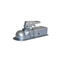 Husky Towing Straight Tongue Coupler, 2000 lbs, 2 Inch Receiver, Silver