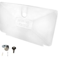 Phoenix Products Exterior Shower Door, White, with Lock