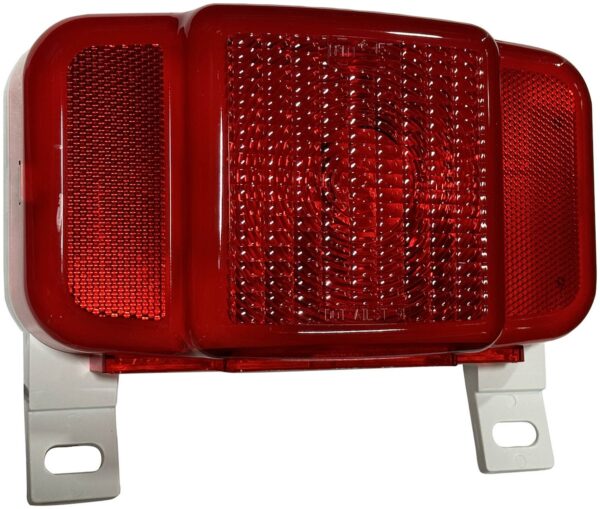 Peterson Rectangular Combination Tail Light with Licence, Red