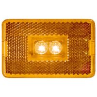 Peterson Clearance Light, LED, Amber Lens, 3.13 x 2 Inch