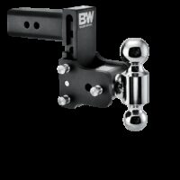 B&W Dual Ball Mount, 2-1/2 Inch Receiver, 18,000 lbs, 5 Drop/4-1/2 Rise