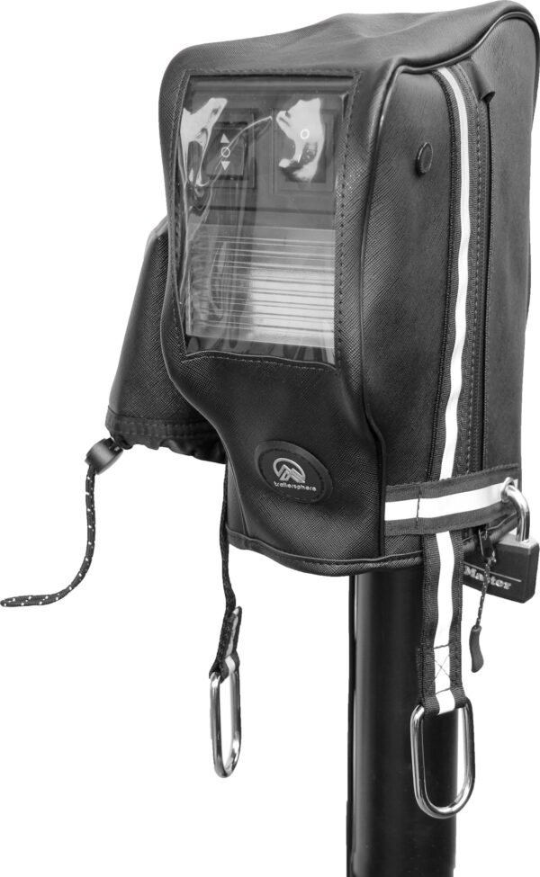 Trailersphere Tongue Jack Cover, Ram Electric Jack, Black