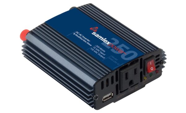 Samlex 250 Watt 12 Volt to 120 Volt AC Power Inverter with USB