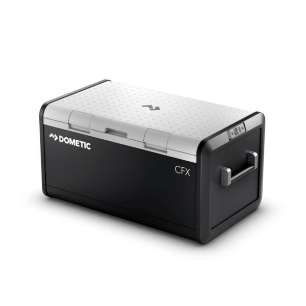 Dometic CFX Portable Refrigerator, 3.5 Cubic Feet, Single Door, Black/Silver