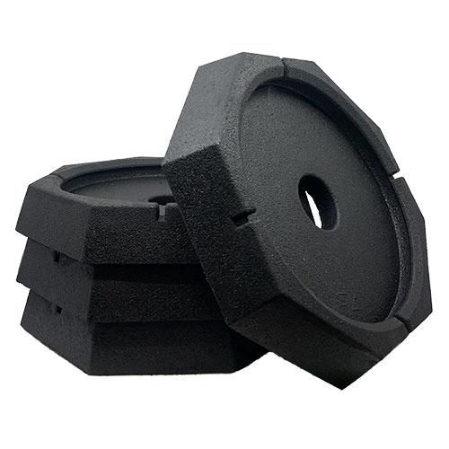 SnapPad Hi Way Bus Leveling Jack Foot Pad, 13-3/4 Inch Diameter, Set of 4