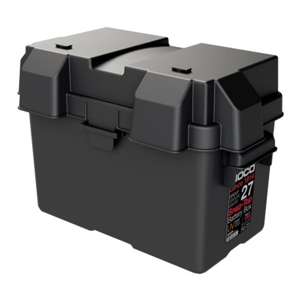 NOCO Group 27 Battery Box, HM327 BKS Snap-Top, Black