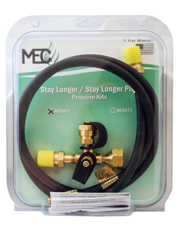 Marshall Excelsior Propane Supply Splitter, 4-Port, with 5-foot Hose