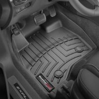 WeatherTech Floor Liner, Black, Molded-Fit, 2-Piece Set