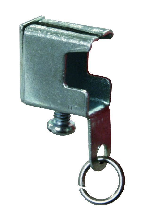 JR Products Curtain Track End Stop Silver, Set of 2