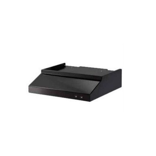 Ventline Stove Vent Hood, 20 x 12 Inch, Black, Powder Coated