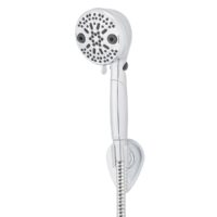 Oxygenics Power Flow Shower Head, Silver, 5 Settings