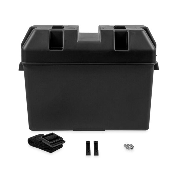Camco Group 27/31 Battery Box, Polypropylene, Black