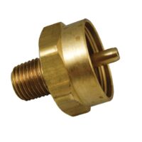 Marshall Excelsior Propane Step-Down Adapter, 1-Inch-20 Female to 1/4-Inch Male
