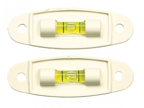 Hopkins RV Level Bubble, Set of 2, 2-1/4 x 1/2 Inch, Screw-On