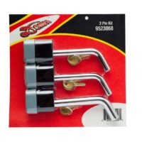 Demco Trailer Hitch Pin Set, 3-Pack, Silver, 1/2 and 5/8 Inch